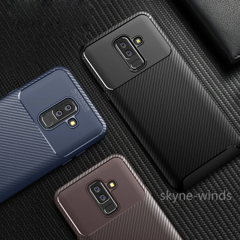 Для samsung Galaxy A6 A8 J8 чехол A6 A8 плюс SM-A530F оболочки Углеродное Волокно ТПУ чехол-накладка для мобильного телефона для Galaxy A6S чехол