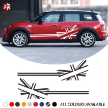 ^#Cheap 2 Pcs Union Jack Flag Style Car Door Side Stripes Sticker Body Decal For MINI Cooper S Clubman F54 One JCW Accessories ^#Cheap 2 Pcs Union Jack Flag Style Car Door Side Stripes Sticker Body Decal For MINI Cooper S Clubman F54 One JCW Accessories