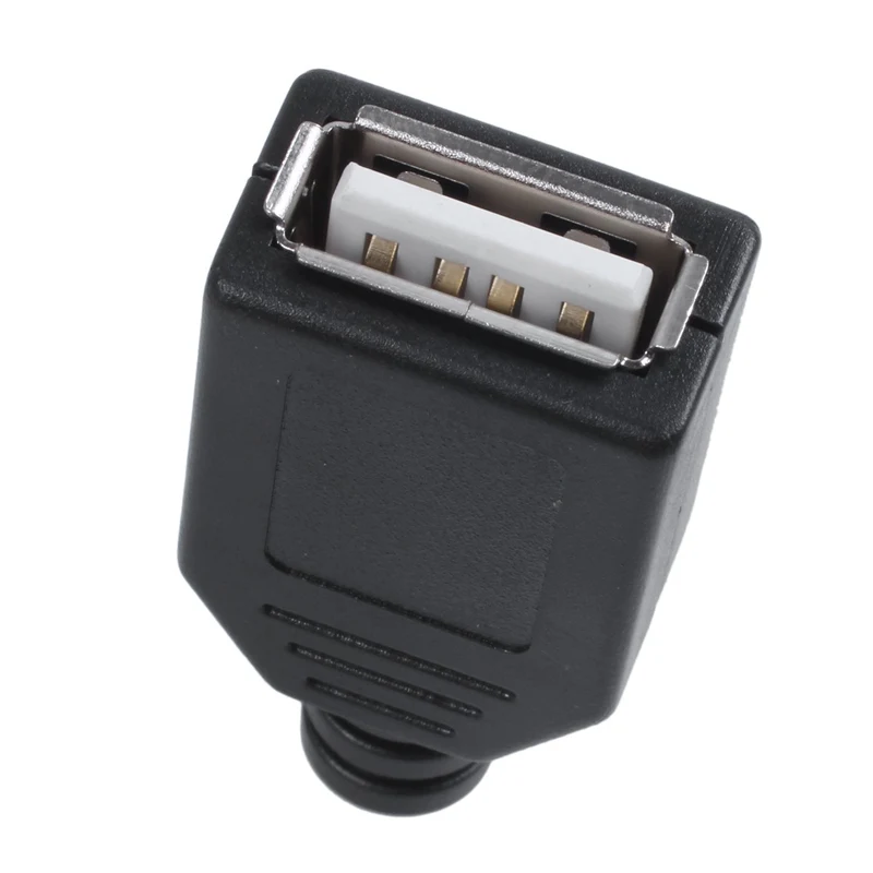 Черный пластиковый цветной дизайн, USB 2,0 разъем адаптер 4 штуки