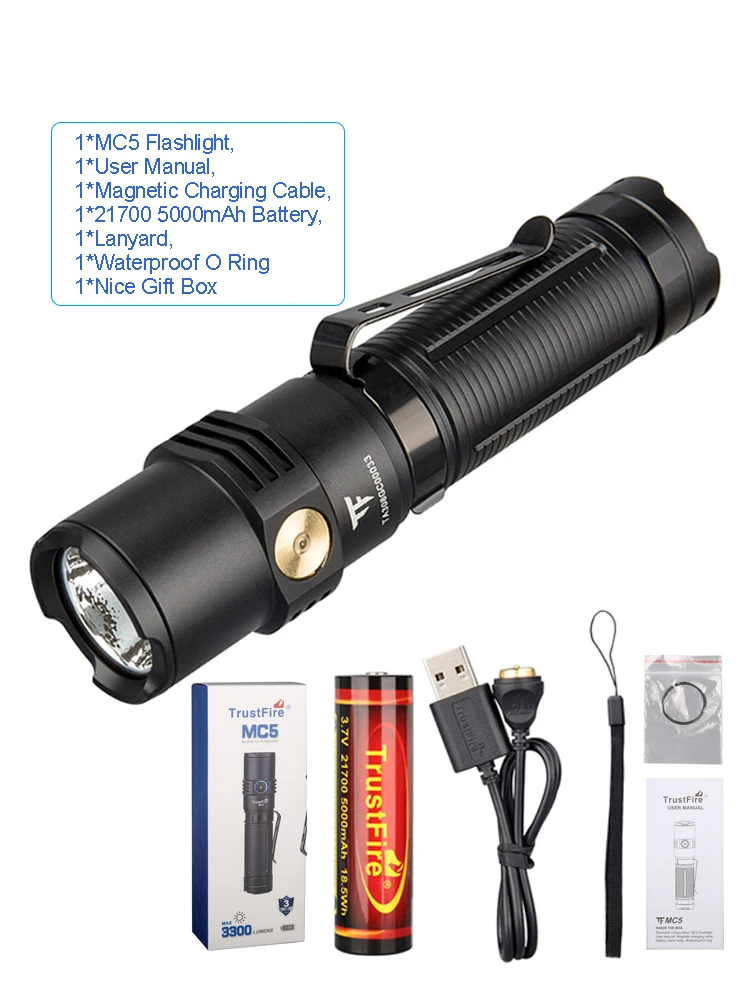 عالية الطاقة مصابيح كاشفة بلمبات Led Trustfire MC5...