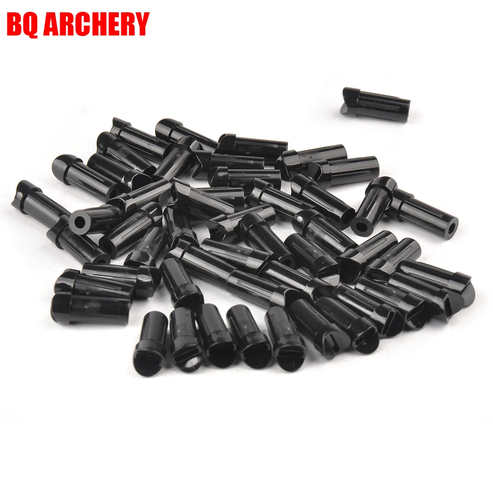 50 Pcs Aluminum Flat Arrow Nocks For Crossbow Bolt I.D. 6 Mm Archery Bow Hunting