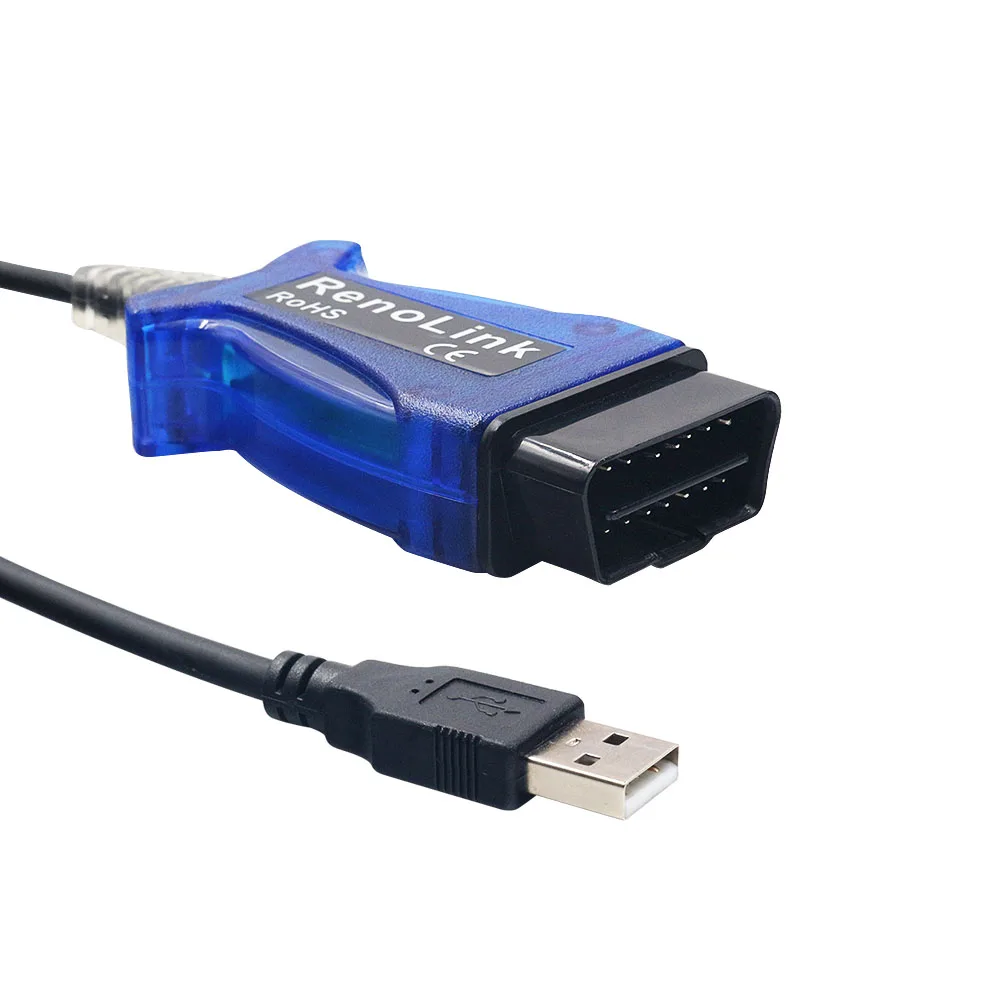  Último Cable de diagnóstico USB de Renolink para programador de Renault Eco programación clave Airb