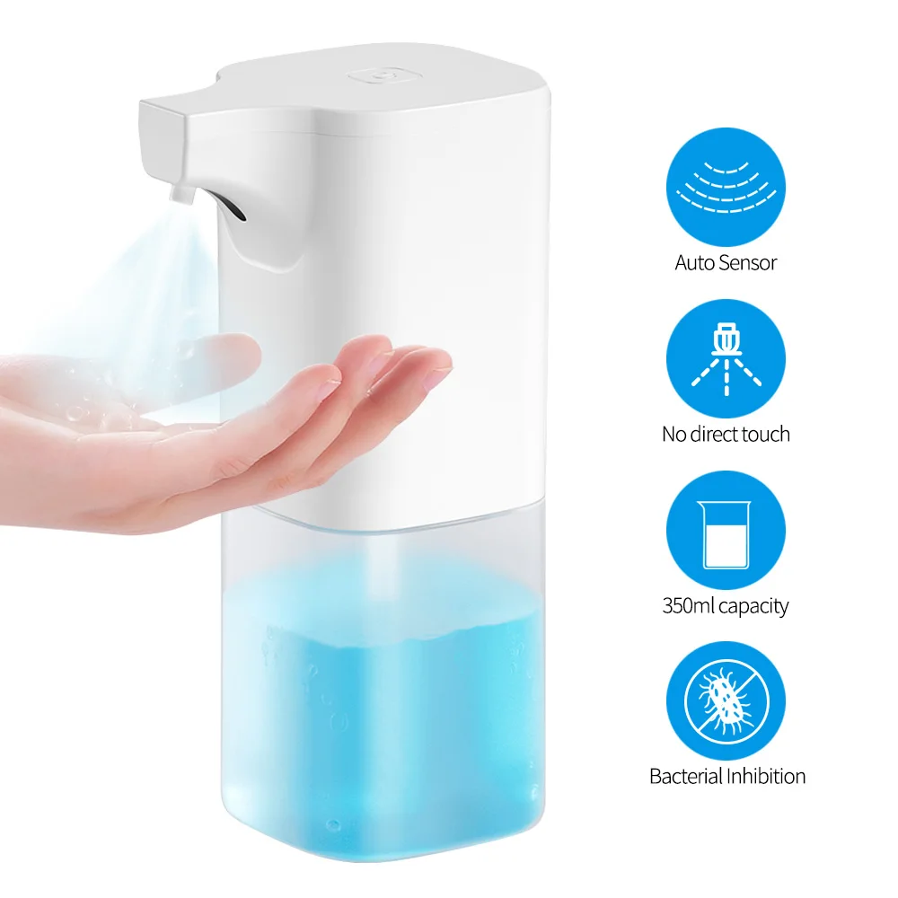 

Automatic Soap Dispenser 350ml Infrared Sensor Soap Dispenser Hand Sanitizer Machine For Home Kitchens Bathrooms