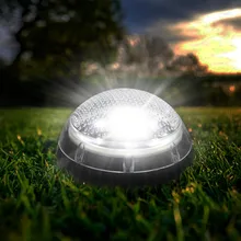 Солнечный светильник для дома и сада, наземный светильник на солнечной батарее, светильник для улицы, садовый настил, садовый светильник, 8 светодиодов, наземный светильник