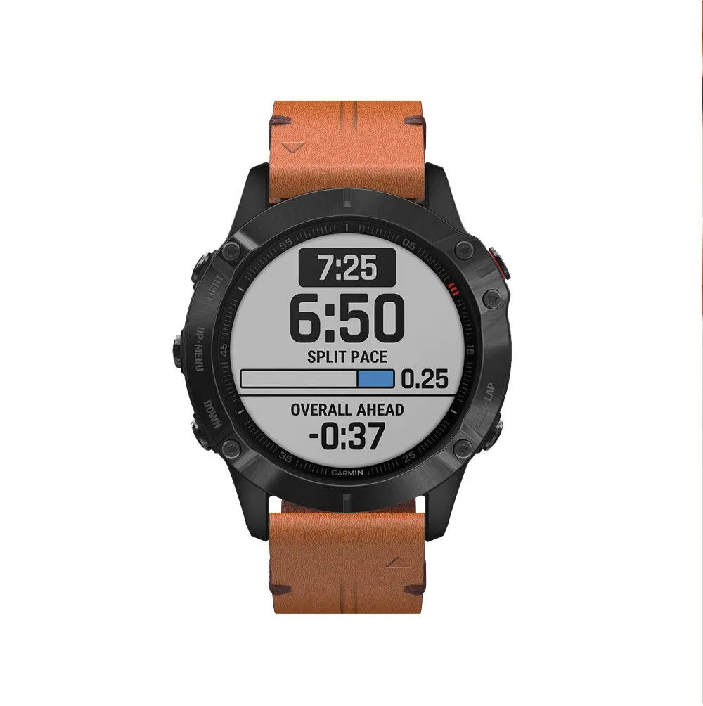 Для Garmin Fenix 6/6 Pro, ремешок из натуральной кожи, ремешок Fenix 5/5 Plus, Смарт-часы, сменный Браслет, ремень 22 мм, ремешок для часов