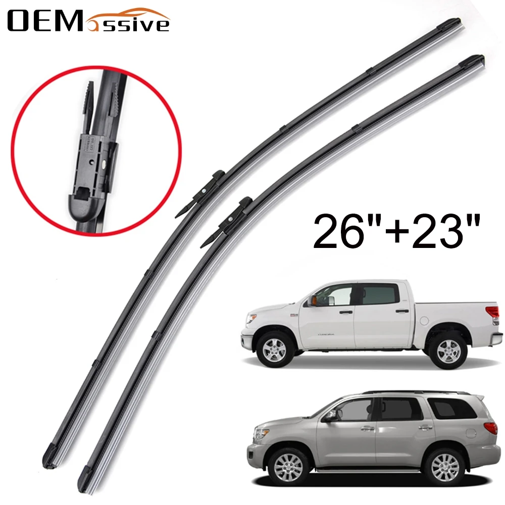 Front Windshield Windscreen Wiper Blades For Toyota Tundra Sequoia 2007-2020 2008 2009 2010 2011 2012 2013 2015 2016 2017 2018 | Автомобили