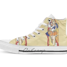 Ее Codename дышащая Повседневная Высокая Топ на шнуровке холщовая Обувь Кеды Прямая