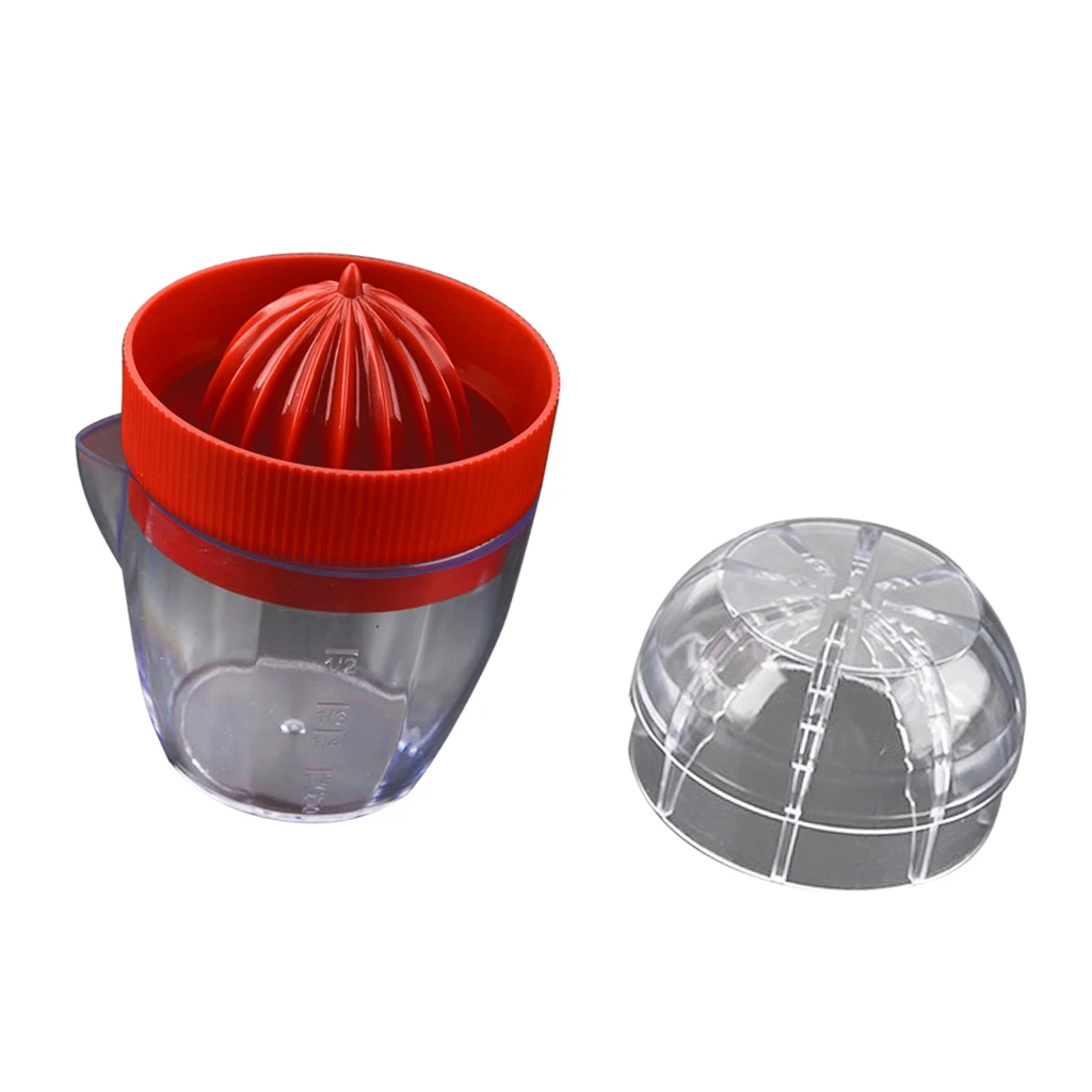 Hand Press Citrus Juicer Lemon Reamer with Cup + Flat Fine Cheese Grater