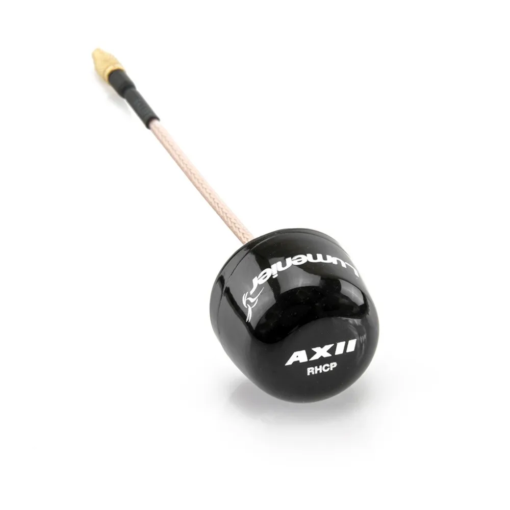 Lumenier AXII 2 5,8 ГГц 2.2dBi Gain FPV Антенна MMCX/прямой MMCX/U. FL/правый угол Stubby/большой диапазон SMA антенна RC Drone Accs - Цвет: RHCP straight MMCX
