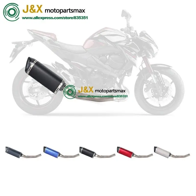 Полная система, слипоны для kawasaki Z750 Z 750, глушитель для мотоцикла, поход, средняя Соединительная средняя труба