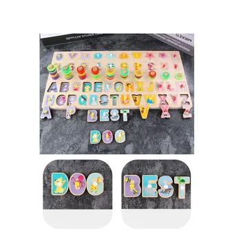 

HOT! Children's Toys 2-3 Years Old Recognize The Number Boys To Develop Brain Intelligence Building Blocks