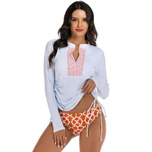 Рашгард размера плюс из двух частей купальный костюм с принтом бикини одежда для плавания женские шорты Танкини купальный костюм с пуш-ап комплект из двух частей купальные костюмы