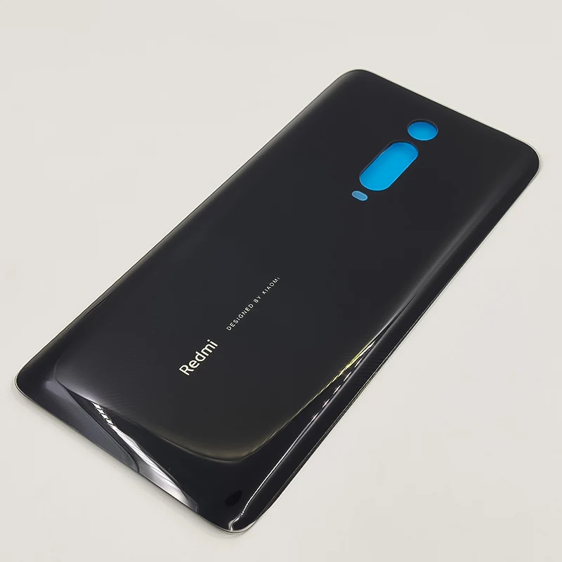 Xiaomi Mi 9T redmi K20 Задняя крышка батареи Стекло задняя дверь Корпус Крышка Замена для Xiaomi Mi 9t redmi k20 pro Чехол для телефона - Цвет: Черный