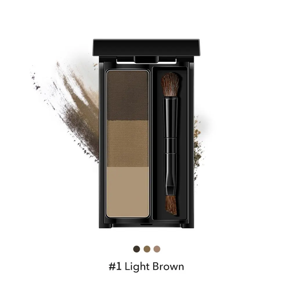 

Banxeer With Double-Head Brush Three-Color Eyebrow Makeup Waterproof Sweat-Proof Not Blooming Not Easy To Decolorize