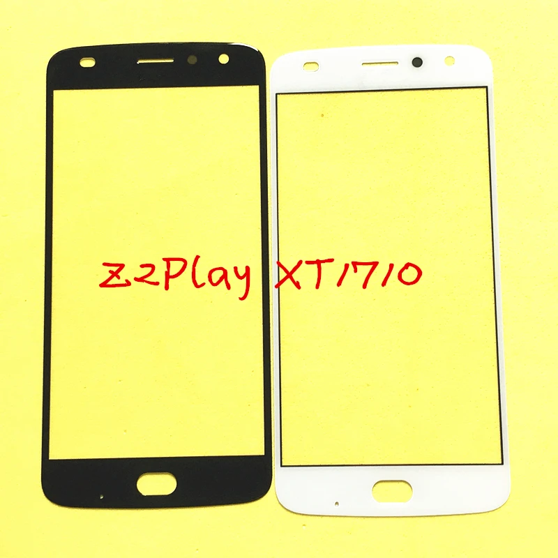 Сменное переднее Сенсорное стекло ЖК экрана внешний объектив для Motorola Moto Z2 Play XT1710