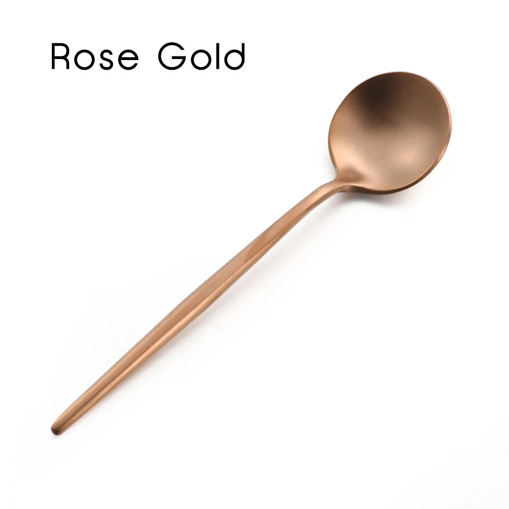 rose gold 1 шт.; платье для девочек около 127 мм x 28 мм Нержавеющая сталь чайные ложки, кофейные десерт небольшой Совок посуда перемешивание столовые приборы для дома и сада - Цвет: rose gold