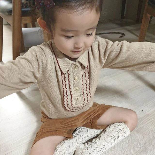 Kids Sweaters Winter M&F Brand Boys Girls Knit High Quality Print Cardigan Children Baby Cotton Knitwear Outwear Clothes