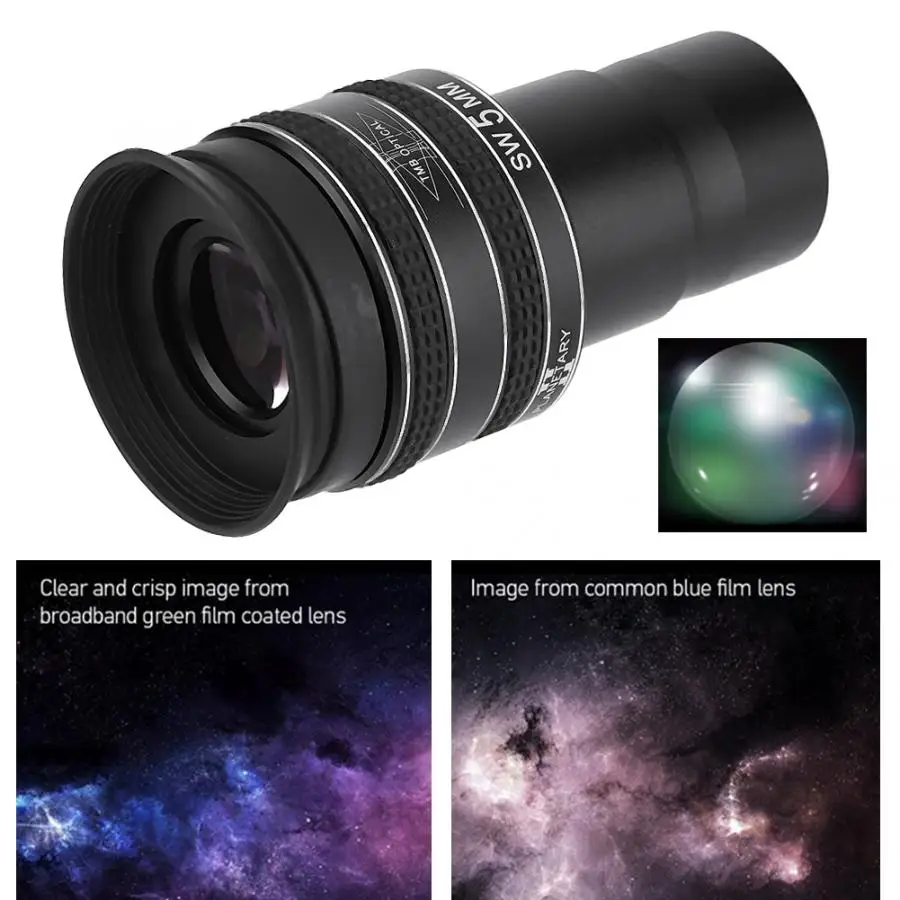 1.25inch TMB 5mm 58 Degree HD Planetary Eyepiece for Astronomical Telescope Photo Studio 6