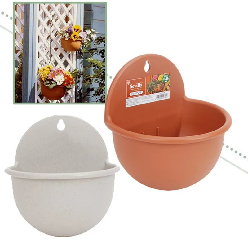 Garden Balcony Wall Mounted Plant Flower Basket Pot Planter Container Odorless strong carrying capacity flower potted