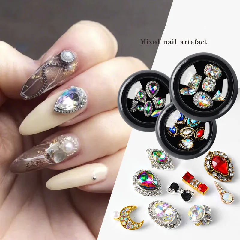 

1 Pack Rhinestones for Nail Art Decorations 2021 Nail Stone Accessories for Nails Fashion Nails Jewelry for Manicure Design