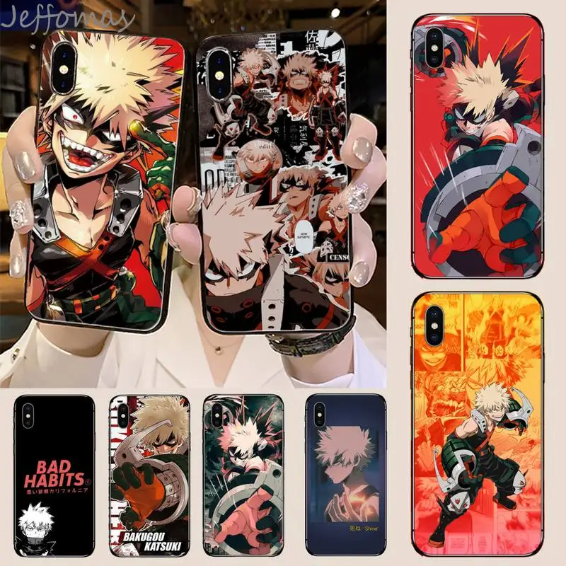 Чехол для телефона Katsuki Bakugo Boku no Hero Academia мягкий силиконовый чехол из ТПУ iphone 5 5S SE 5C