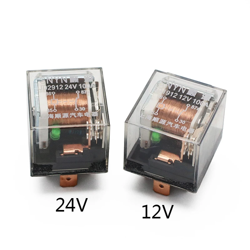 1pcs Automotive Relay 12V 100A 5Pin SPDT High Capacity Switching Car
