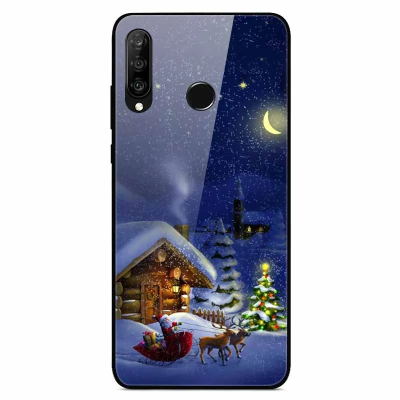 Рождественский чехол для huawei honor 20S 10i, закаленное стекло, жесткий чехол для телефона honor 20 Pro, чехол 20Pro, чехол для honor 10 lite