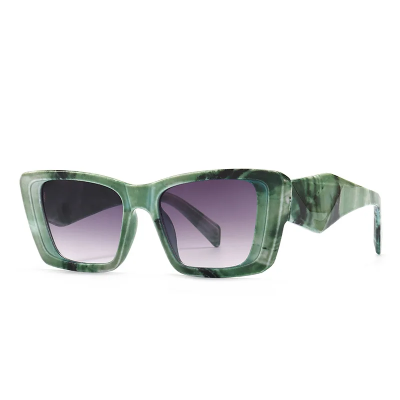 2022 Fashion Retro Square Women Sunglasses Vintage Brand Design Ladies Eyewear Luxury Butterfly  Frame Shades UV400 Sun Glasses 8