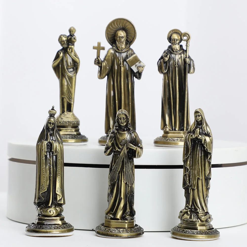 HeyMamba Virgin Mary Jesus Statue Christian Decor Holy Statues Catholic Church St.Anthony Figurine Home Decor Christmas Gift christian statue,home decor items