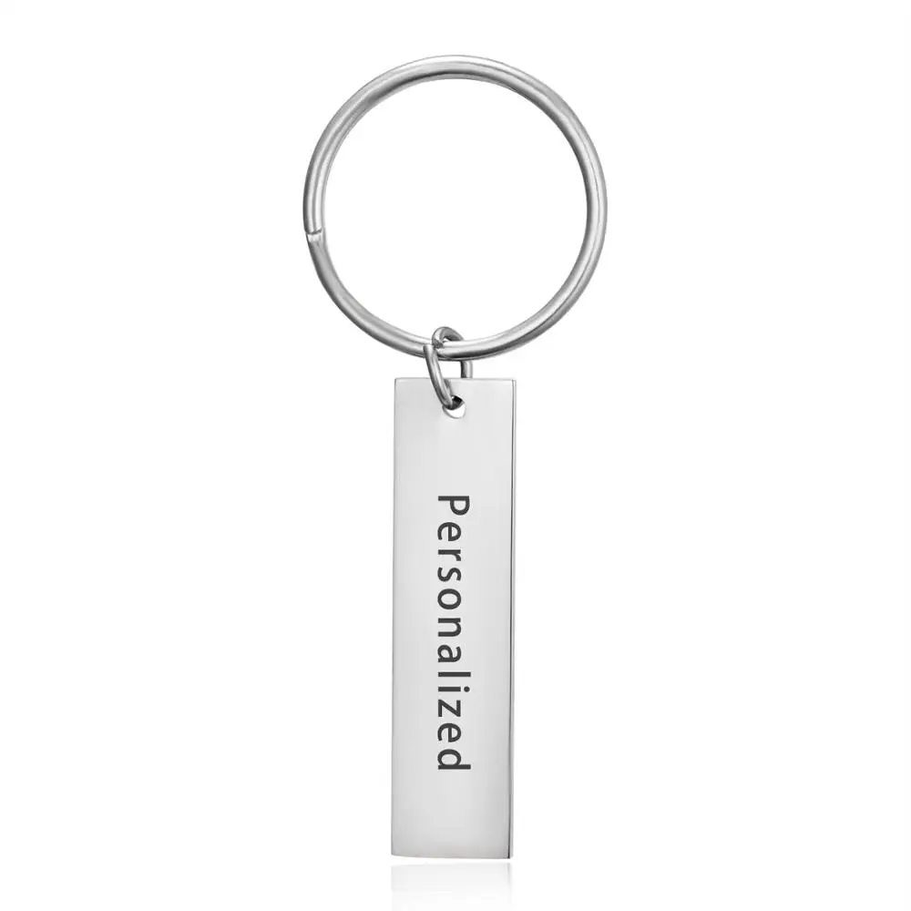 

Key Chain Key Ring For Men Women Custom Keyring Couple Keychain Personalized Jewelry Gifts Engrave Logo Name Date Number etc.