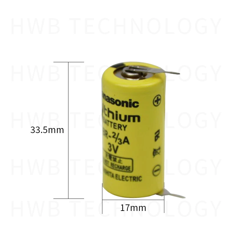 10 шт. Panasonic BR-2/3A с булавками 3 в 1200 мАч PLC литий-ионные батареи для FANUC