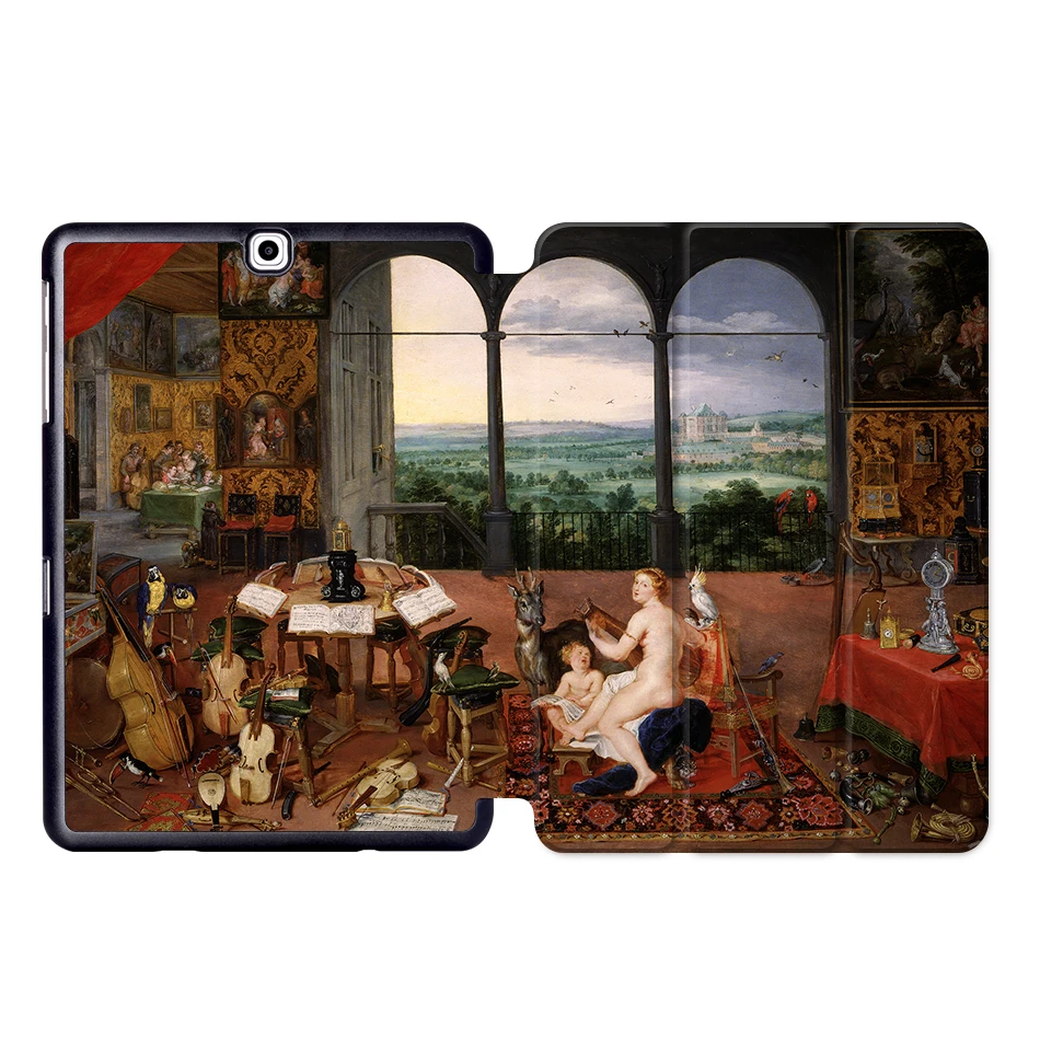 SS05 MTT чехол из искусственной кожи для samsung Galaxy Tab S2 9,7 ''T810 T815 T813 T819 Магнитный Флип-Стенд чехол для планшета с масляным рисунком - Цвет: SS05