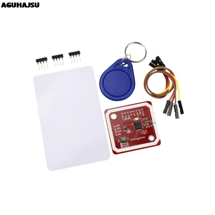 1Set PN532 NFC RFID Wireless Module V3 User Kits Reader Writer Mode IC S50 Card PCB Attenna I2C IIC SPI HSU For Arduino | Электронные