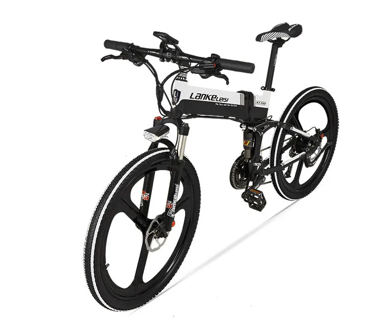 2 Wheels Electric Scooter Adults Two Wheel Electric Bicycles 26 Inch 27 Speed 48V 400W Folding Electric Bicycle (18)