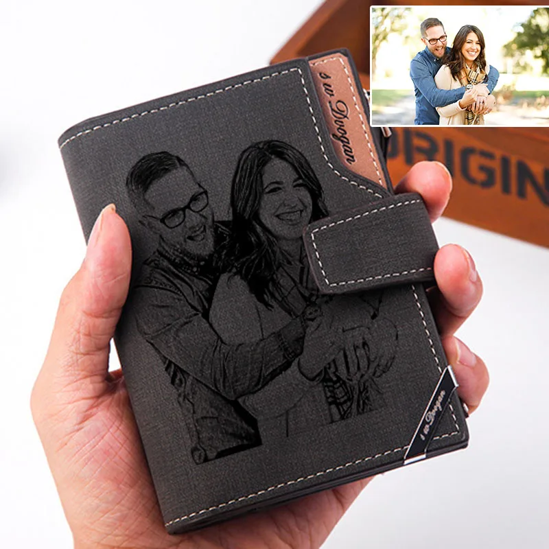 Best Offers Photo Wallet Coin-Pocket Gifts Husband Luxury Brand Purse Zipper Designer Men's Fashion dV5be1ry9