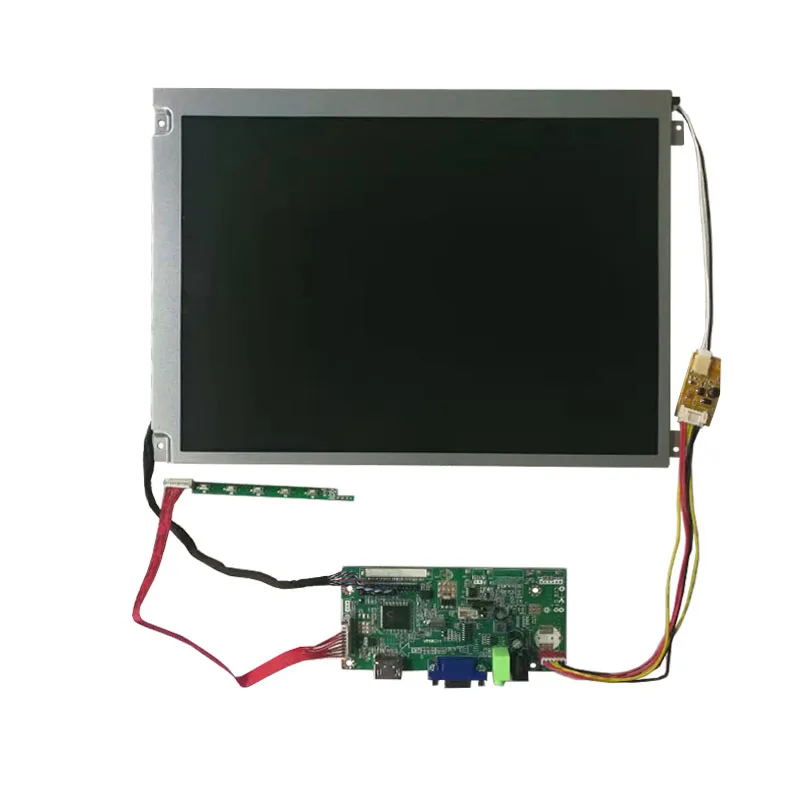 12.1'' open-frame AA121SP01 800*600 LVDS 20pins industrial screen with Control board VGA HDMI input for industrial display
