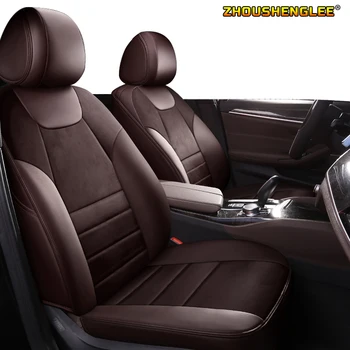 

ZHOUSHENGLEE Custom Leather car seat covers For FIAT Bravo Freemont Punto Linea Viaggio Ottimo Automobiles Seat Covers car seats