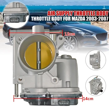 

L32113640G E101284 Throttle Body For MazdaA 3/5/6 03-07 2.0L & 2.3L Motor Metal Air Intake System Auto Replacement Parts