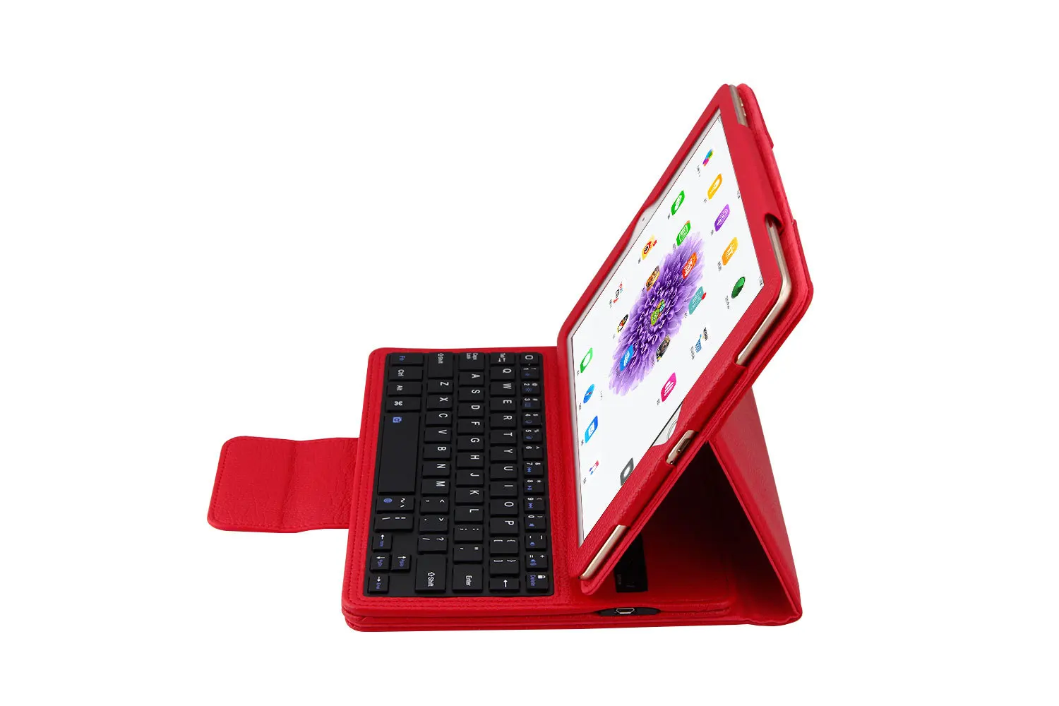 

Manufacturers Direct Selling New Style Ipadair AIR2 Pro 9.7 2017/2018. 9.7 Bluetooth Keyboard Leather Sheath
