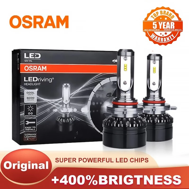 Osram H4 9003/HB2 H1 H7 светодиодные лампы для автомобильных фар H8 H9 H16JP H11 противотуманные