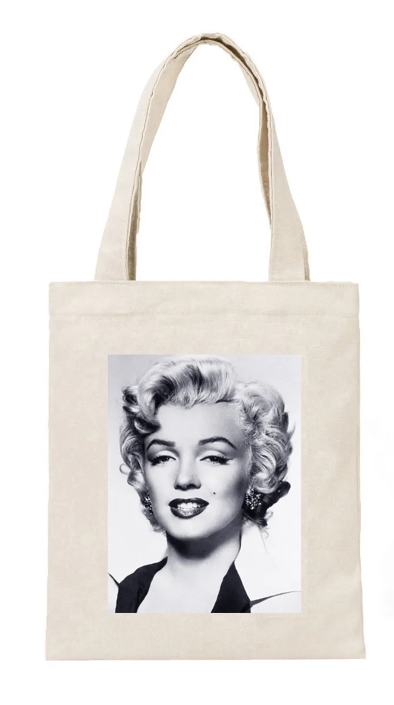 HARJOBEN Холст Tote Эко сумка хозяйственная Эко Tote белая молния открытый верх несущей сумки