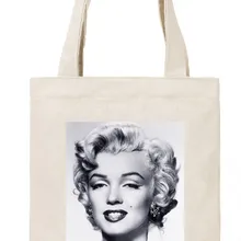 HARJOBEN Холст Tote Эко сумка хозяйственная Эко Tote белая молния открытый верх несущей сумки