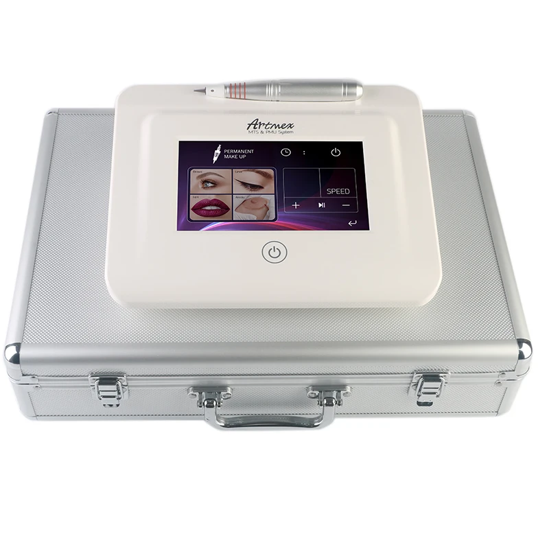 New Artmex V11 Pro Digital Eyebrow Lip Tattoo Machine Permanent Makeup Micro-needle Therapy Device MTS PMU System