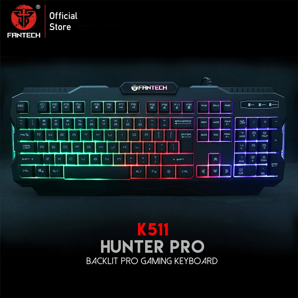 Игровая клавиатура FANTECH K511 19 кнопок без коллизии светодиодный с подсветкой