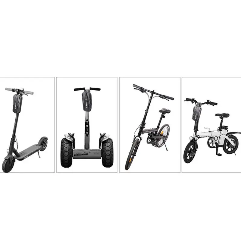Electric Scooter Folding Bike Front Storage Bag EVA Hard Shell Large Capacity Balance Rainproof Handlebar Charger Repair