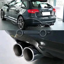 Карбоновое волокно/FRP задний диффузор для губ бампер Защита спойлер для Audi A3 sportback 2009-2012 Карбоновое волокно/FRP задний диффузор для губ бампер Защита спойлер для Audi A3 sportback 2009-2012