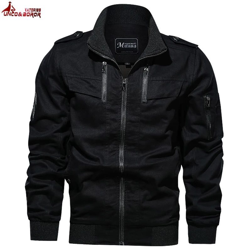 

New Military Jacket Men 5XL 6XL Bomber Jacket Men Autumn Winter Casual Cotton Multi-pocket Flight army Jacket Jaqueta masculina