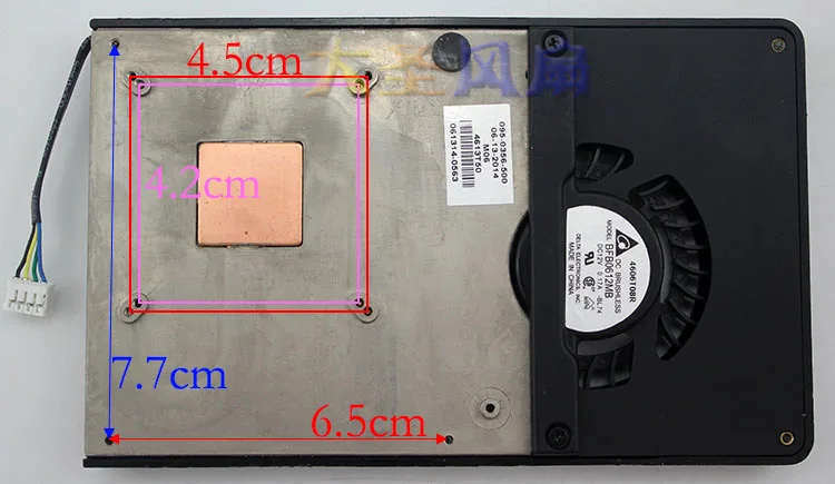 Original para Quadro K2000 Placa de Vídeo Gráfica Cooler - Imagem 4