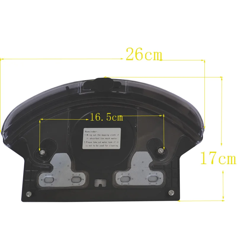 original spare parts water tank for COAYU Proscenic 790T 780 T P1 P2 robot vacuum cleaner A B water tank with 1 pc mop gift