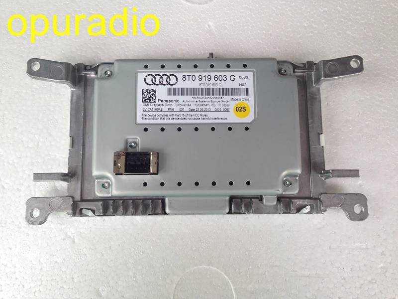 Совершенно Matsushita 8T0919603G 8T0 919 603G для мини AUDIA4L Q5 ЖК-экран для машины дисплей